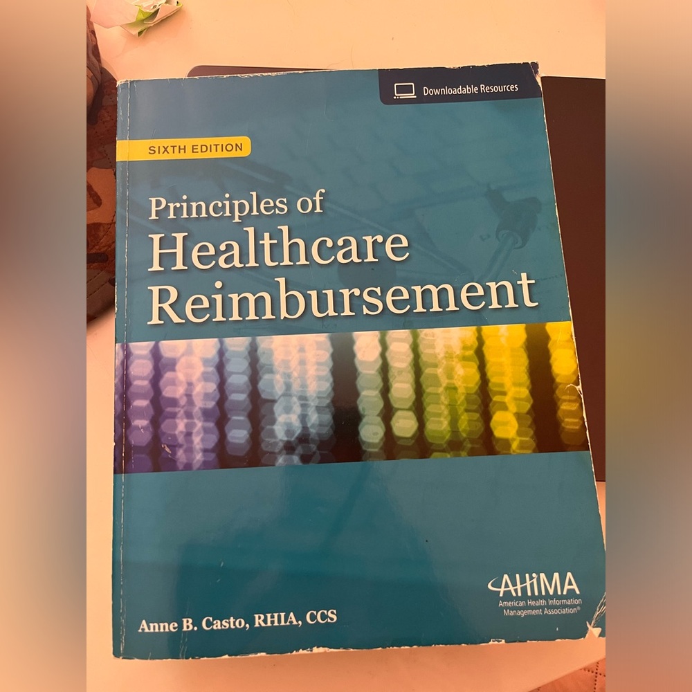 Principles of healthcare reimbursement